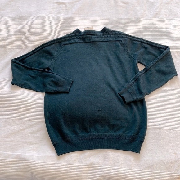 WOOYOUNGMI Deep Teal Wool Sweater SIze Small - Picture 10 of 11